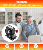 Elliptical Resistance Tensioner Motor 6V Fits for NordicTrack CX925 Ellipticals Replacement for HealthRider Various Models Part, Replace 193223 175656 182556 182851 NEL07940
