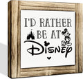 Funny Wood Signs, Decorative Wooden Table Sign, Box Sign Wood Desk Sign Decor, Lovely Home Office Tabletop Decors for Women, Office Gift for Friends Women Girls, 5.9×5.9 inches