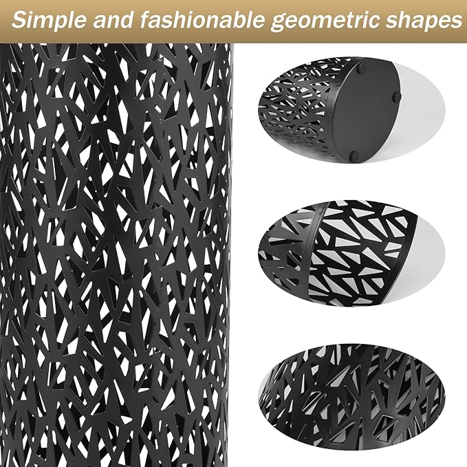 Umbrella Holder Rack - Metal Freestanding Umbrella Stand for Entryway, Canes & Walking Sticks