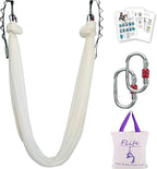 F.Life Aerial Silk Yoga Hammock & Swing for yoga Inversion,Strength training,starter hardware kit