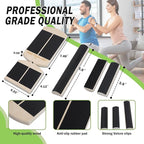 Adjustable Ankle Balance Board - Non-Slip Plantar Fasciitis Rehab Trainer for Home Gym