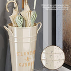 Pssopp Umbrella Holder Indoor, Space Saving Design Freestanding Umbrella Storage Bucket for Canes Walking Sticks Small Umbrellas