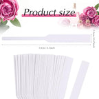 Tondiamo 400 Pieces Perfume Test Strips Fragrance Paper Sticks Cologne Scent Strips Disposable Perfume Blotter Sample Blender Essential Oils Test Cards White for Smell Diffuser Aromatherapy Spice