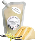 304CandleCo Large Squeeze Soy Wax Melt - 50 SCENTS! - Highly Fragrant & Hand-Crafted - Easy Mix & Match - American Made - Perfect for Wax Warmers (3oz, Vanilla Butter Cream)