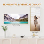 11x27 Aluminum Metal Picture Frame,Tempered Glass Gold Photo Frame 11x27 for Family Photo,Posters,Art,Document to Wall Mount Horizontally or Vertically