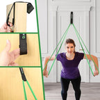 Resistance Bands, Pull Up Bands, Workout Bands for Exercise, Thick Heavy Resistance Band Set with Door Anchor, Elastic Bands for Body Stretching, Training at Home/Gym for Men & Women