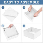 Criusia Drawer Organizer Clothes 12 Pack - Fabric Closet Organizers and Storage for Nursery Organization - Dresser Drawer Dividers for Baby Clothes/Socks/Underwear/Bras - College Dorm Room Essentials