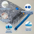 35 Pack Vacuum Storage Bags with Electric Pump, Compression Space Saver for Comforters, Bedding, Blanket Storage, Vacuum Seal Bags for Clothing, Luggage and Closet Organizer