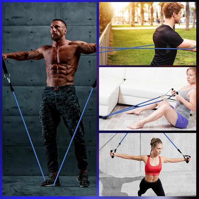 VEICK Resistance Bands, One Single Exercise Bands, Workout Bands Resistance Training for Home Workouts Fitness Pilates