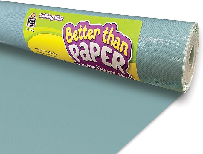 Teacher Created Resorces Calming Blue Better Than Paper® Bulletin Board Roll (TCR77410)
