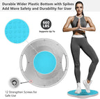 EVERYMILE Wobble Balance Board, Exercise Balance Stability Trainer Portable Balance Board with Handle for Workout Core Trainer Physical Therapy & Gym No-Skid Surface