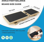 Ankle Balance Board Foot Strengthener Trainer, Single Leg Balance Board & Ankle Stability Board for Posture Correction, Sprain Recovery & Plantar Fasciitis Relief, Home Gym & Ankle Mobility Board