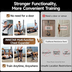 Innstar Multi-Function Resistance Bands for Working Out, Push Up Exercise Bands Resistance Bands Set for Bench Press Gym Equipment, Home Workout, Travel Portable