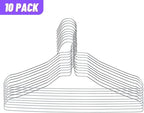 Mr. Pen- Wire Hangers, 10 Pack, Metal Hangers, Wire Hangers for Clothes, Wire Coat Hangers, Metal Clothes Hanger, Silver Hangers, Shirt Hangers, Slim Hangers, Thin Hangers, Standard Hangers