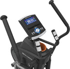 3G Cardio Elite EM X Elliptical Trainer Machine with 18”- 23” Adjustable Stride, Small Space Saving 49.2” Footprint, FreeSync™ FTMS Smart HD Connectivity, 350LB Max Weight, 5 Year Parts Warranty.