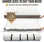 TAILI Mattress Vacuum Bag, King/Califonia King Mattress Vacuum Storage Bag with 4 Straps, Sealable Bag for Memory Foam, Latex, Easy Moving, Transport and Storage