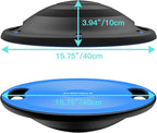 EVERYMILE Wobble Balance Board, Exercise Balance Stability Trainer Portable Balance Board with Handle for Workout Core Trainer Physical Therapy & Gym No-Skid Surface