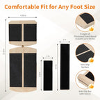 Ankle Balance Board Foot Strengthener - Single Leg Balance Board Foot Exerciser for Sprained Ankle,Posture Corrector, Physical Therapy for Plantar Fasciitis and Toe Stretcher Board for Gym Home