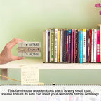 Mini Decorative Books For Home Decor, Small Wood Book Stack For Table Decor, Home Sweet Home decoration Books For Living Room Bookshelf, Farmhouse Stacked Books decoration（L54)