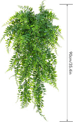 2Pcs Artificial Eucalyptus Teardrop Wreath Greenery Swag, 35 Inch Long Hanging Eucalyptus Leaves Fake Plant Garland, Spring Summer Teardrop Swag for Front Door Indoor Outdoor Wall Window Decor