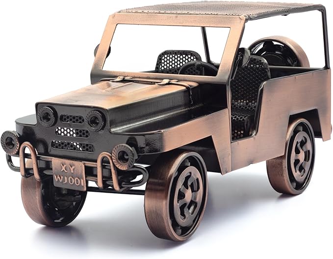 Classic Car Gifts for Men & Women, Handmade Metal Collectible Car for Adults, Vintage Vehicle Decor for Home, Office, Man Cave, Garage
