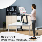 Yes4All 350LBS Professional Wooden Balance Board for Leg Workout, Anti-Slip Rocker Board, Wobble Board for Standing Desk