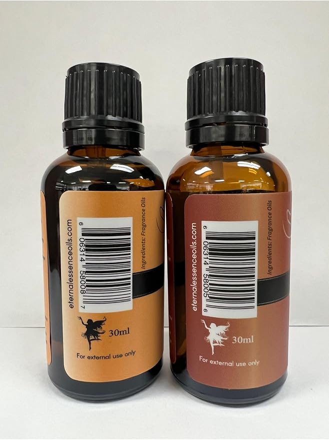 Eternal Essence Oils 2 Pack 30ml Premium Fragrance Oil - Spiced Coconut Milk & Red Currant & Cream - for Candle, Soap Making, Aromatherapy, Diffusers, Home Care, & Humidifiers