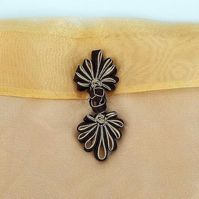 3 Pieces Scarf Storage Bag Beige Encrypted Matte Button Yarn Envelope Silk for Scarf Gifts Organza Clothing Wardrobe Organizer Packaging Bags 10.6 x 14.5 Inches (White 2)