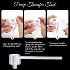 50pcs Perfume Refill Tool Kit,Plastic Perfume Dispenser Transfer Tools,Travel Refill Tool Set for Liquid Cologne Fragrance Sample Essential Oils (Clear, 5ml/50pcs)