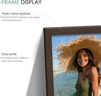 15 Pack Picture Frames Collage Wall Decor, Walnut Frame Set with 3pcs 8x10, 6pcs 5x7, 6pcs 4x6 for Gallery Display, Wall Mounting & Tabletop, Bulk Photo Frames for Living Room Decor