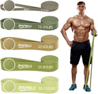 Pull Up Bands, Resistance Bands Set for Pull-Up Assistance, Exercise Bands with Door Anchor & Grip Pads for Men & Women Working Out, Physical Therapy, Muscle Training