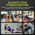 Fabric Resistance Bands for Working Out – 5 Strength Levels from Extra Light to Extra Heavy – Thick Workout Bands for Legs, Glutes, HIPS, Stretching, Strength Training with Storage Bag