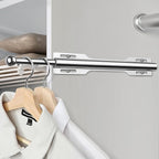FIRJOY 12" Valet Rod for Closet Pull Out (2 Pack, Chrome)