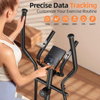 Elliptical Exercise Machine for Apartments and Homes,8 Levels of Magnetic Resistance,15.5-inch Stride Elliptical Machine, and Supports Users up to 400 pounds Elliptical Training Machines;