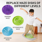 Balance Board for Kids, Toddler Balance Board Maze, Wobble Board with 6 Colored Balls,3 Replacement Labyrinth Boards, Balancing Board Physical Therapy for Sensory Training