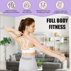 Figure 8 Resistance Bands, 8-Shaped Exercise Band for Women Arms Shoulder Back Legs Stretching Pilates Yoga