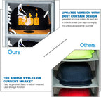VAESIDA Hat Rack - 10 Shelf Upgraded Version Hat Organizer for Closet with Dust Shield & Side Mesh Storage Pockets - Hat Holder & Hat Racks for Baseball Caps