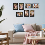 Giftgarden 4x6 Picture Frame Set of 18, Lightweight 4 by 6 Frames Bulk for Gallery Wall Photo Hanging and Tabletop Display, Black