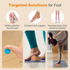 Cork Balance Board, Ankle Stability Trainer & Foot Strengthener, Textured Natural Cork Wobble Board for Proprioception, Mobility & Physical Therapy, Balance Trainer for Adults & Seniors, Home Gym Fall-Prevention Training
