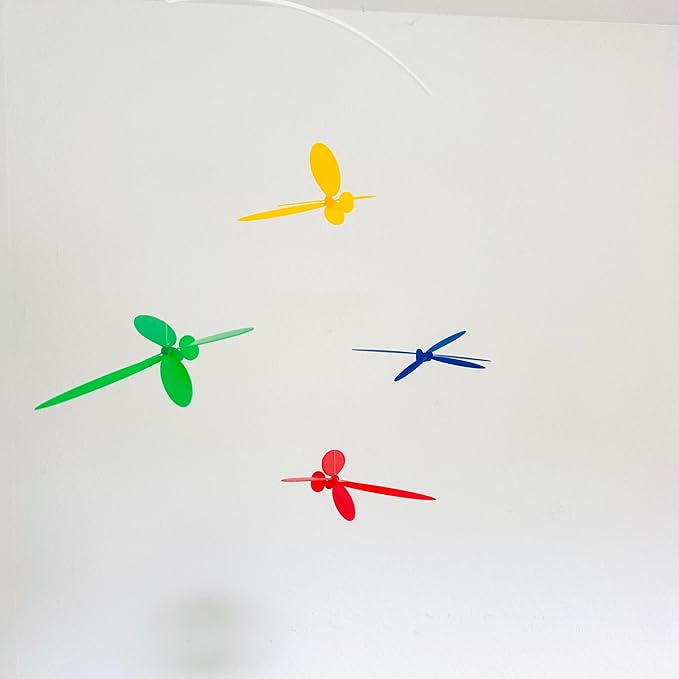 Dragonfly Mobile | Modern Nursery Decor | Custom Color Hanging Art