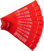 Serious Steel Fitness Mini Resistance Loop Bands | Rehab and Prehab Stretch Bands | 12" Exercise Workout Bands (Sets of 5 Pack and Sets of 10 Pack Trainer Options Available!)