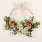 Artificial Floral Swag Front Door Swag Indoor Decorative Hanging Spring Wreath for Restaurant Birthday Holidays Apartment, JH615