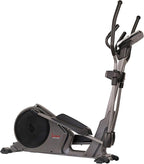 Sunny Health & Fitness Elliptical Cross Trainer Exercise Machine, Cardio Equipment for Home Gym with Pulse Sensor Grips, 24 Pre-Built Workouts, 16 Resistance Level Max 330Lbs, SunnyFit App Optional