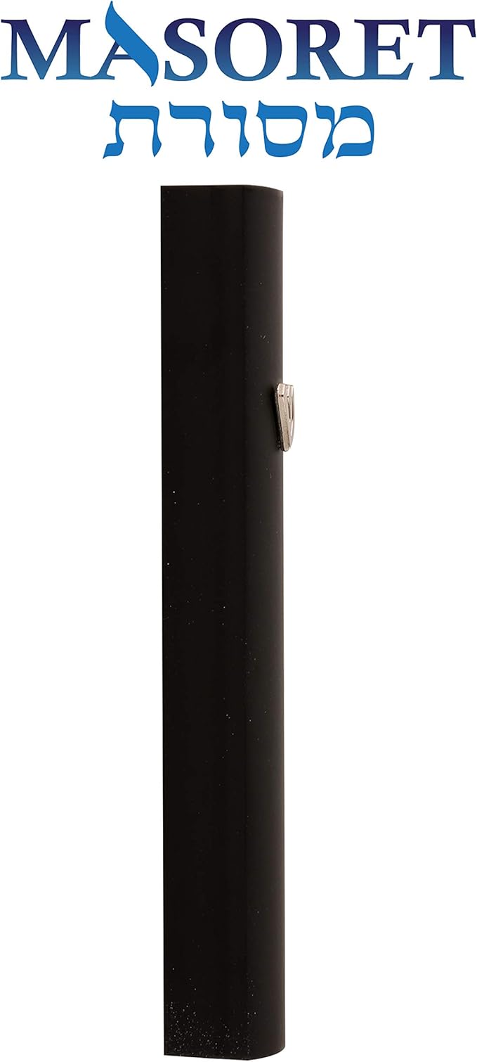3-Piece Aluminum Door Mezuzah Cases: Special Profile, No Holes, 4-Inch 10cm Hebrew Parchment Scroll Holder Boxes