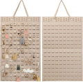 Hanging Earrings Organizer, Earring Holder & 20 Hooks, Holds Up To 300 Pairs, Compact Design, Soft Material, Earring Hanger Earring Display Hanging Organizer for Women Girls -1 Pack