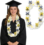 Leis for Graduation 2026, Artificial Flower Wreath with Cards Graduation Lays Gifts, Congrats Grad for High School
