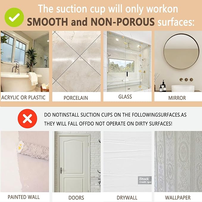 Wreath Hangers for Front Door Metal Suction Cup Hooks 2 Pack Removable Towel Hooks for Bathrooms Cup Hooks for Glass Window