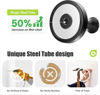 Neosmuk Magnetic Coat Hook,170lb Strong Extra Heavy Duty Magnet Hooks,Magnetic Wreath Hanger/Holder for Metal Doors,Purse,Towel,Stocking,Cruise Cabin,Black,6 Pack