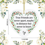 Thinking of You Gifts for Friends, Jocidea Friendship Ornaments Birthday Gifts for Friend Female Friendship Gifts for Women Gifts for Women Frined Bridesmaid Gifts - Friend Xmas Gifts