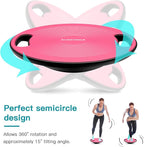 EVERYMILE Wobble Balance Board, Exercise Balance Stability Trainer Portable Balance Board with Handle for Workout Core Trainer Physical Therapy & Gym No-Skid Surface
